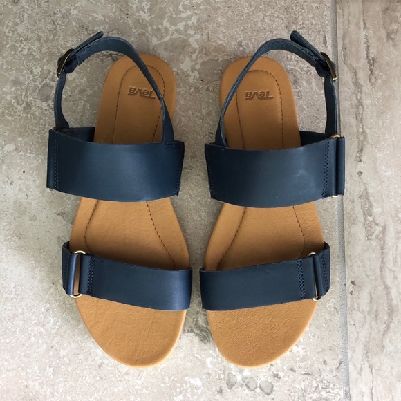 👓Teva Avaline leather Brue 👓New - Picture 3 of 6